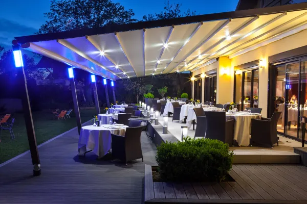 Terrasse Hôtel restaurant Baud