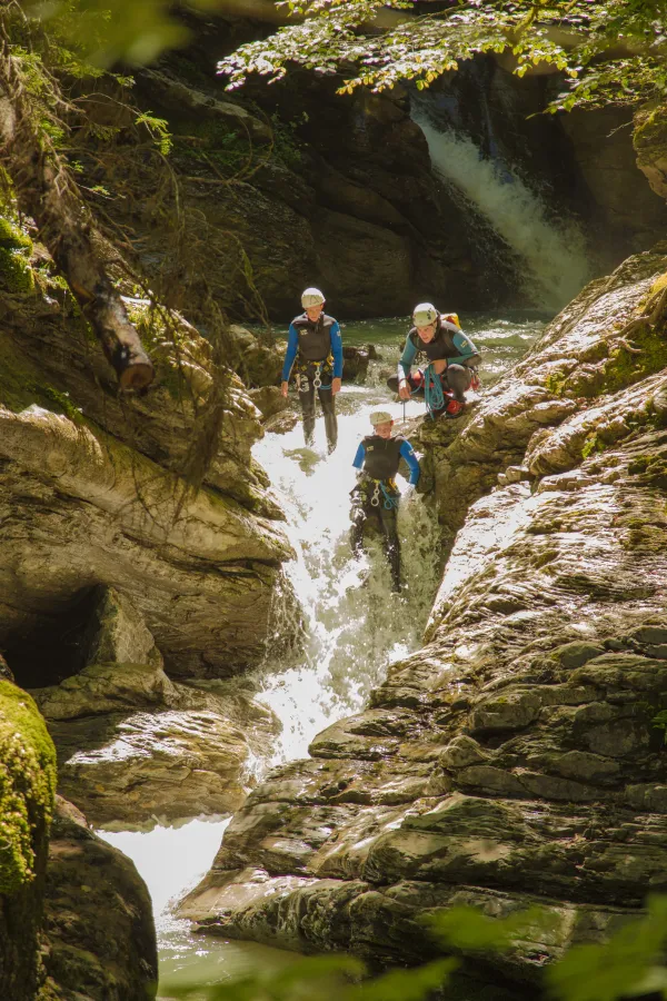 Initiation au canyoning