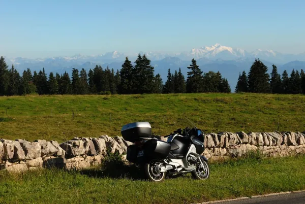 Circuit touristique à moto : Monts du Genevois - Pays de Gex - Vallée de Joux
