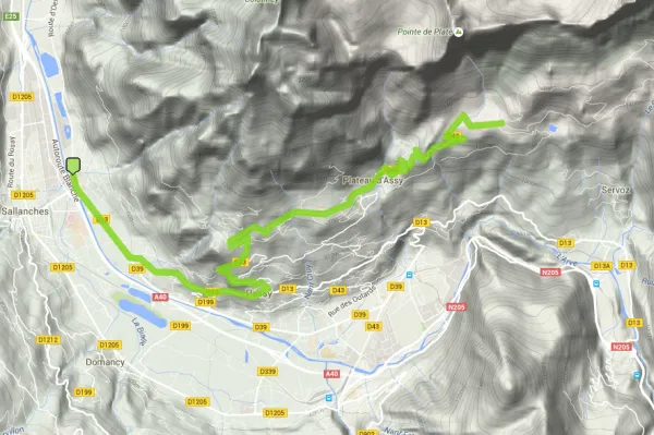 Circuit cyclo Sallanches/Passy Plaine Joux