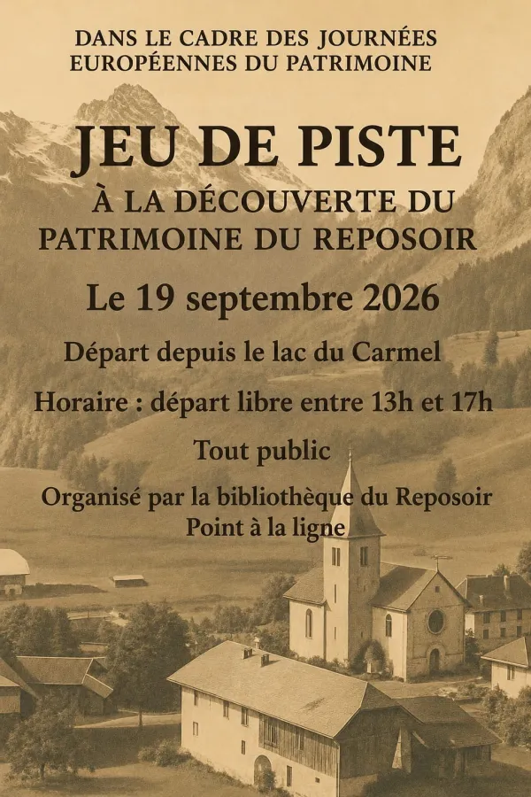 Jeu de piste - À la découverte du patrimoine du Reposoir