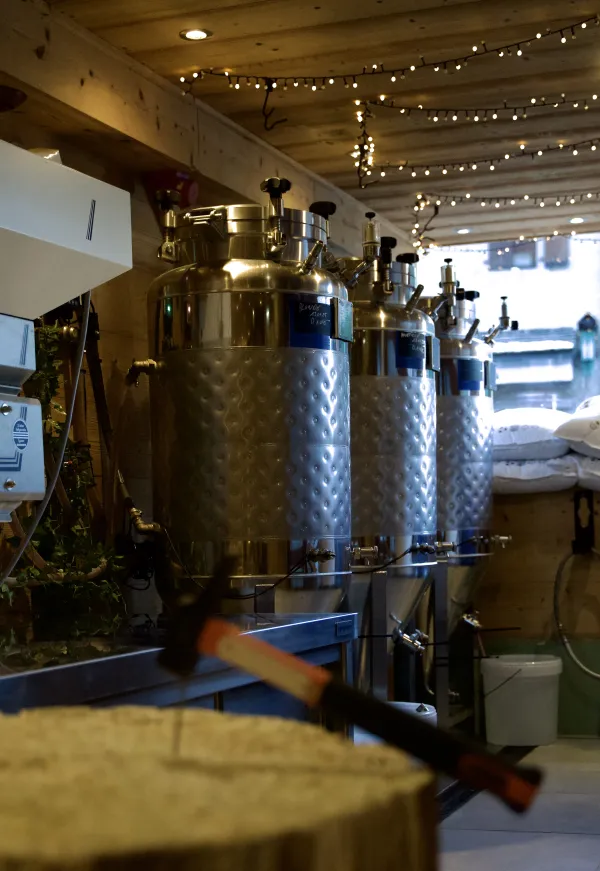 Cuves de la brasserie