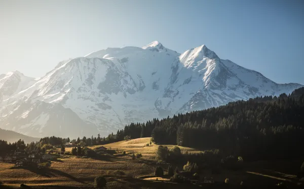 Mont-Blanc fin de journée été