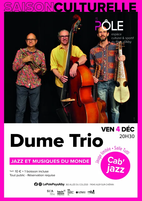 Concert : Dume trio