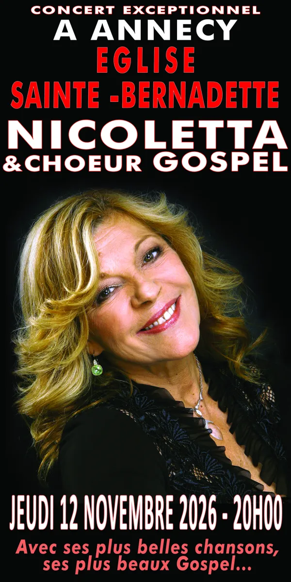 Concert Nicoletta & Choeur Gospel 2026