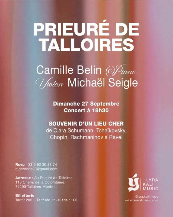 Concert "Souvenir d'un lieu cher"