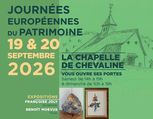 Journées Européennes du Patrimoine : Exposition de sculptures et toiles