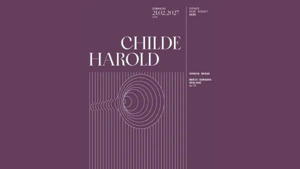 Concert classique - ClassiCosy " Childe Harold "