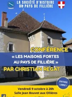 Conférence : Les maisons fortes du pays de Fillière_Fillière