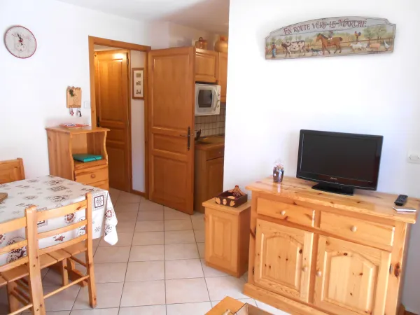 Séjour avec télévision/Living room with a television-Cornillon C n°3-Le Grand-Bornand