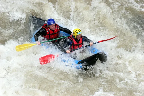 Kayak-raft sur la Dranse