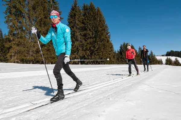 Cours de ski au Plateau des Glières