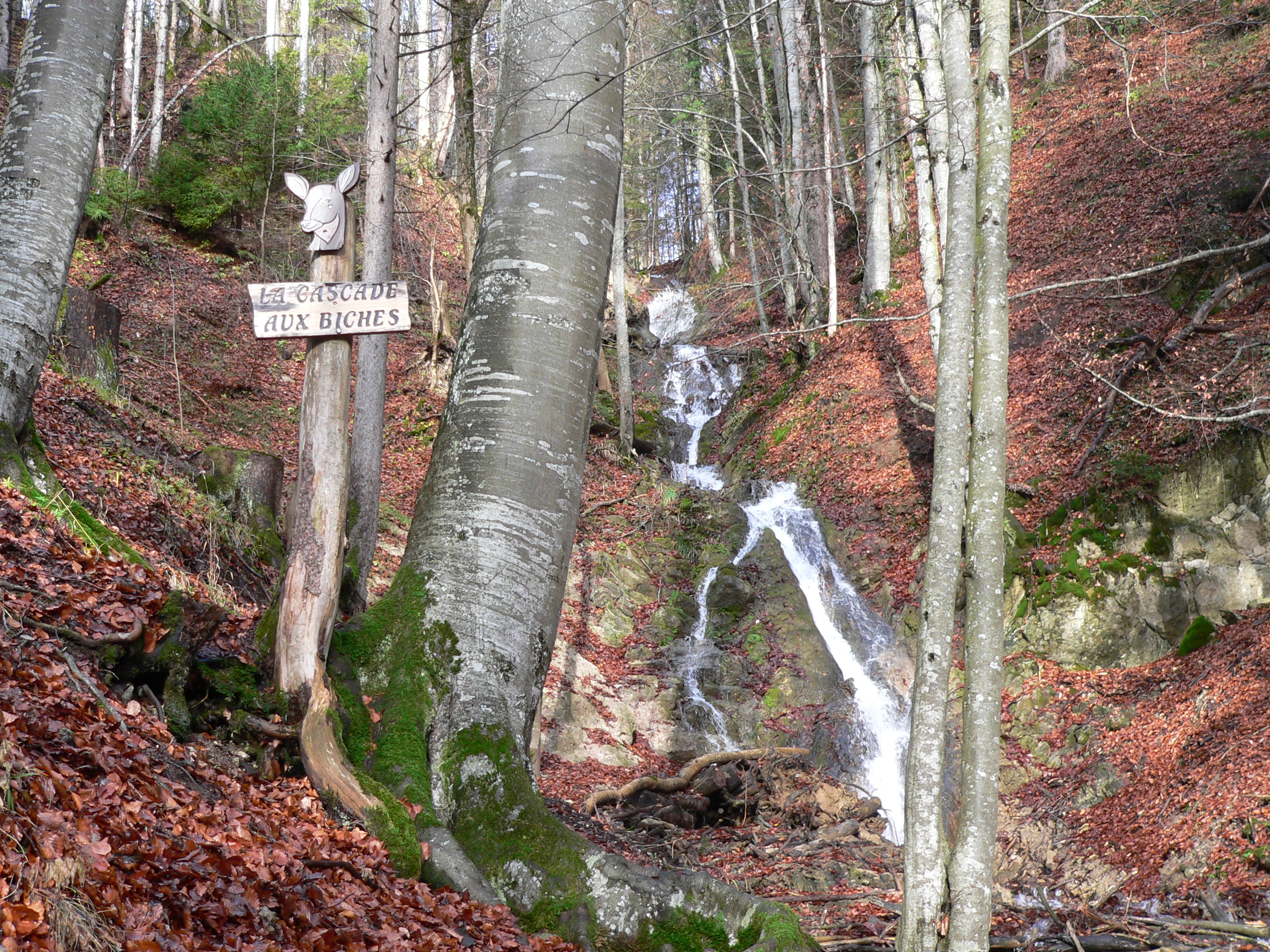 La Cascade aux Biches à Lullin