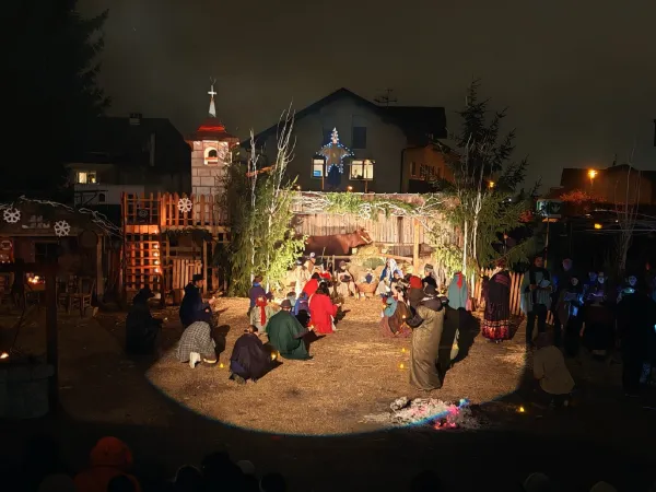 Crèche vivante et marché de Noël