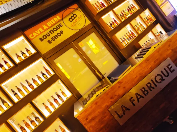 Cave à bières Microbrasserie La Fabrique