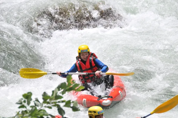 Demi-journée de packraft rivière