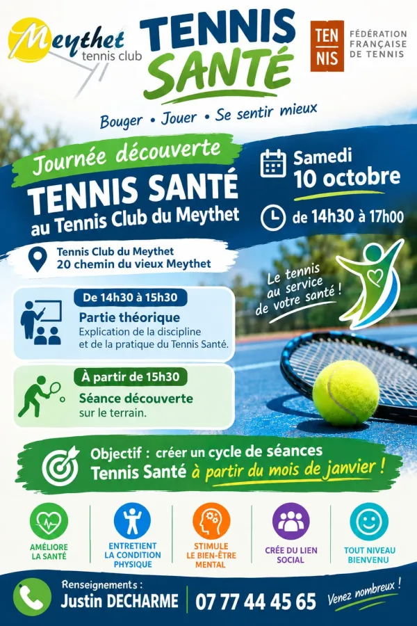 Découverte du Tennis Santé