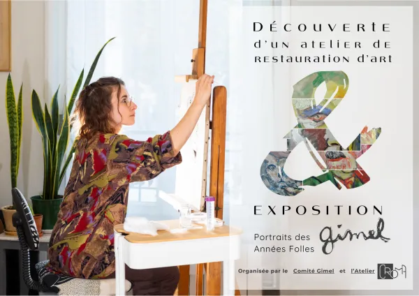 Découverte d'un atelier de conservation-restauration d'art moderne et exposition de portraits – Le regard de la conservatrice sur Georges Gimel (1898-1962)