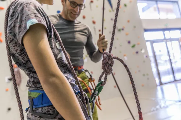 Découverte de l'escalade en duo