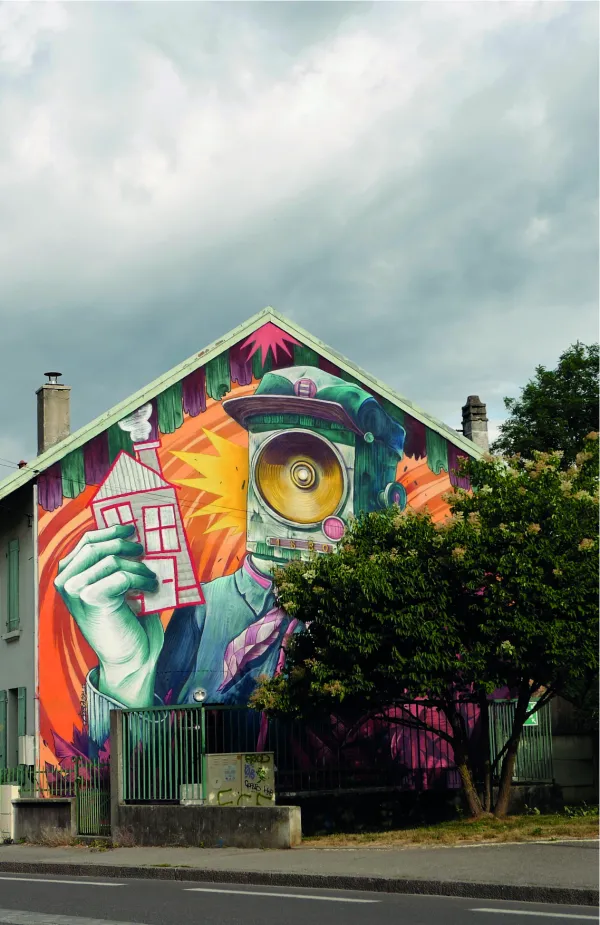 La fresque des cheminots - Street art