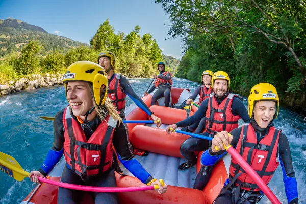 Descente en rafting sur la Dranse - parcours découverte