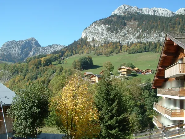 -Dryade-Le Grand-BornandVue depuis appartement été/View from the appartment summer