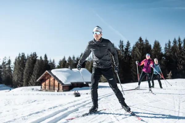 Une vue de rêve en ski de fond