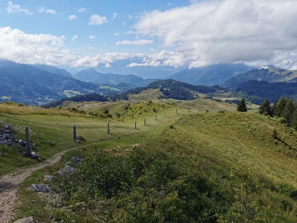 Vue depuis les alpages