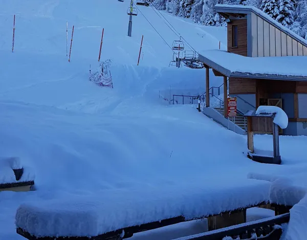 vue terrasse hiver