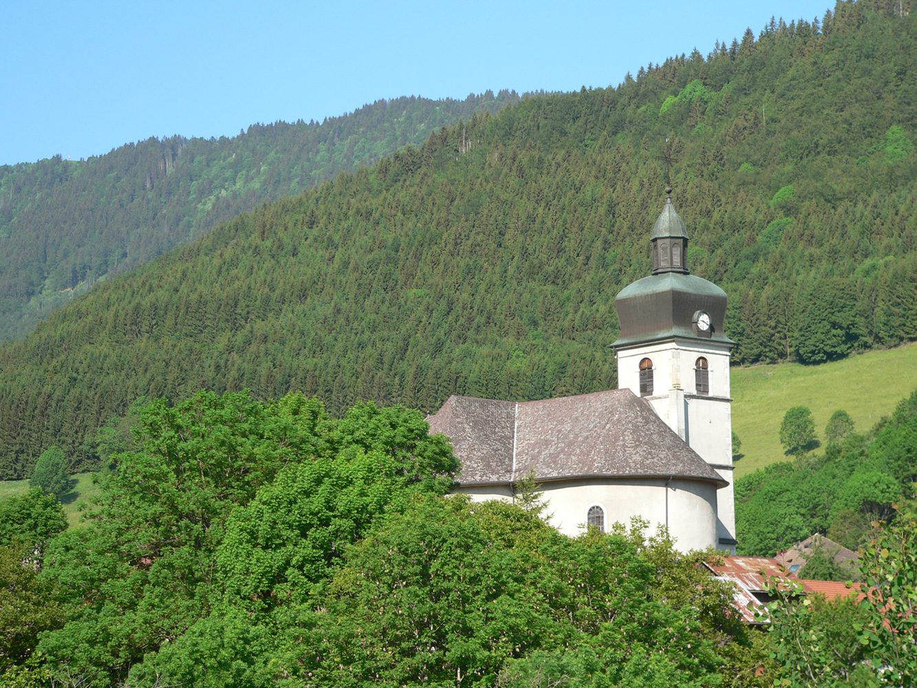 Eglise Saint Jean Baptiste à Lullin