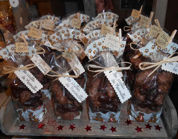 Chocolats artisanals crottes de marmottes
