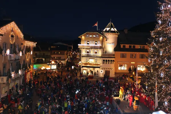 Place du village de Megève