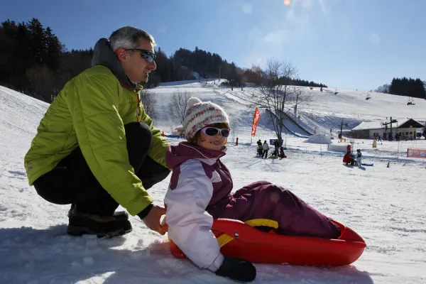 Espace ludique : Piste de luge "le Monde de Perce-Neige"