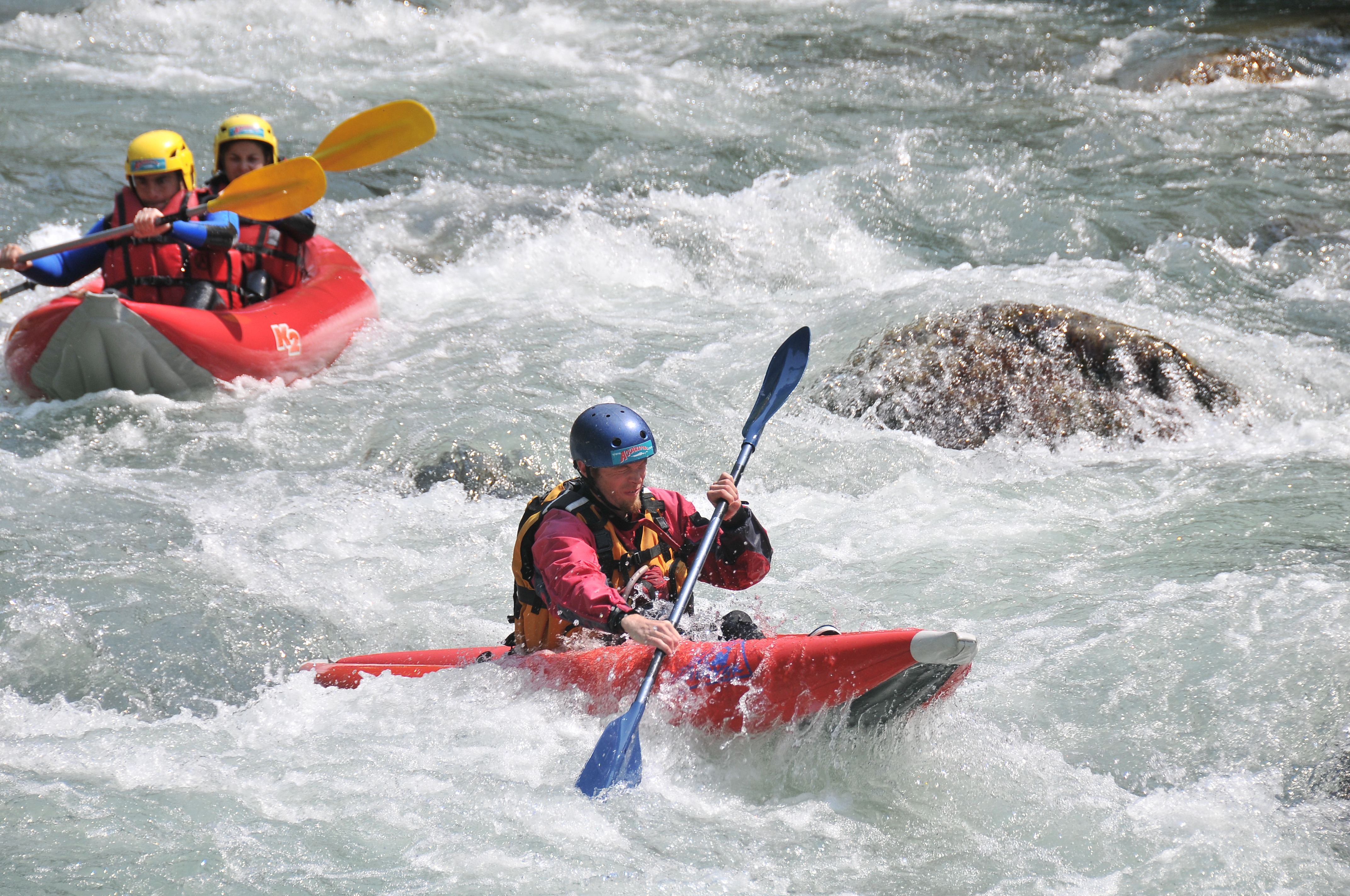 Kayak raft
