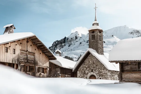 Chapelle du Chinaillon l'hiver