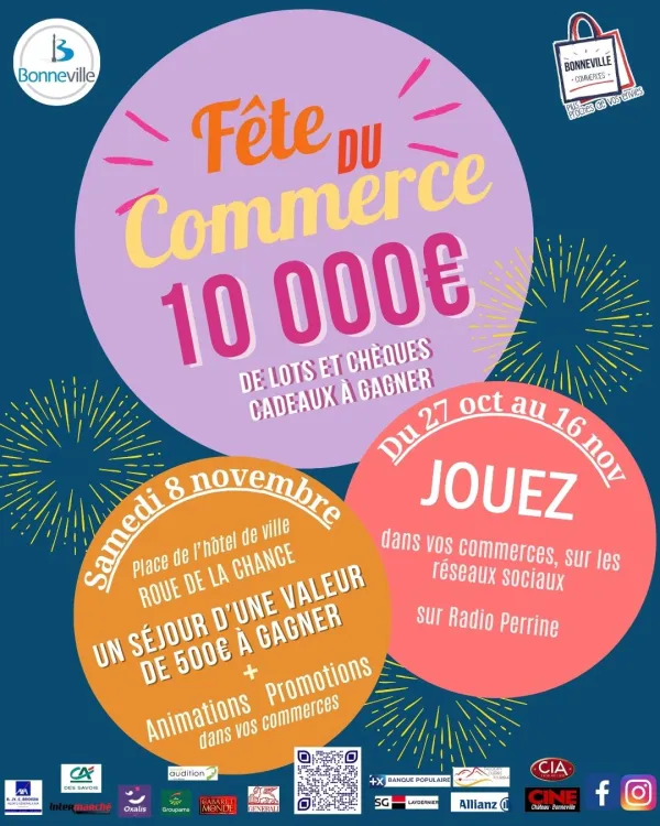Fête du commerce à Bonneville