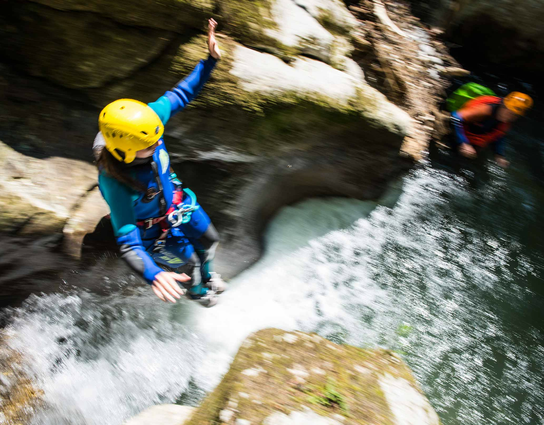 canyoning saut