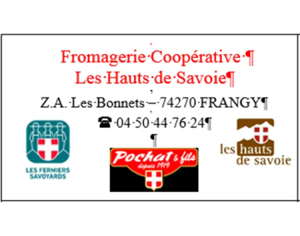 Fromagerie des Hauts de Savoie