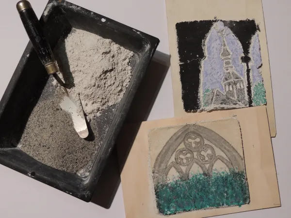 Groupes enfants : Les petits fresquistes - atelier de pratique artistique