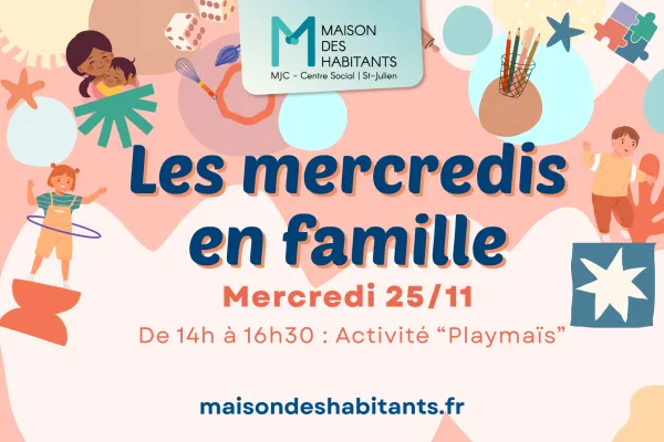 Les mercredis en famille - Atelier "Playmaïs"