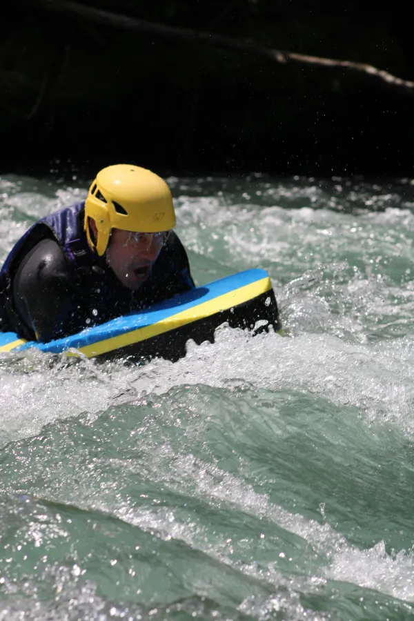 Hydrospeed sur la Dranse