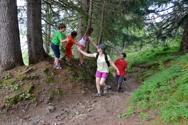 Itinéraire de randonnée pédestre été de Rochebrune à Pré Rosset