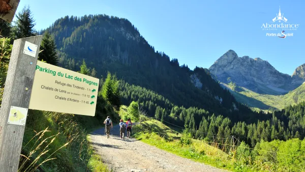 Départ Lac des Plagnes
