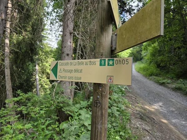 Itinéraire rando : La Cascade de la Belle au Bois