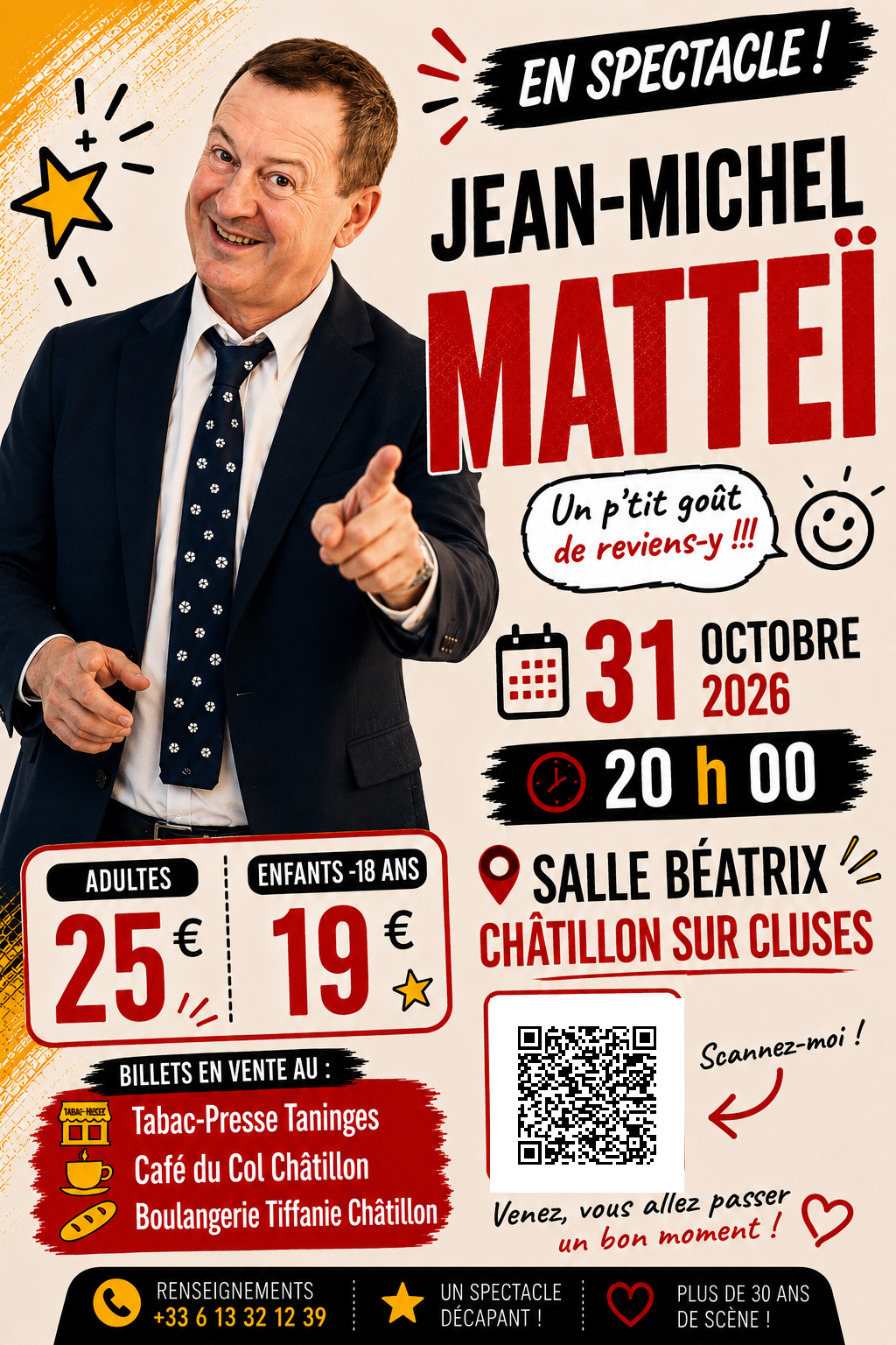 Jean-Michel Matteï en spectacle !_Châtillon-sur-Cluses