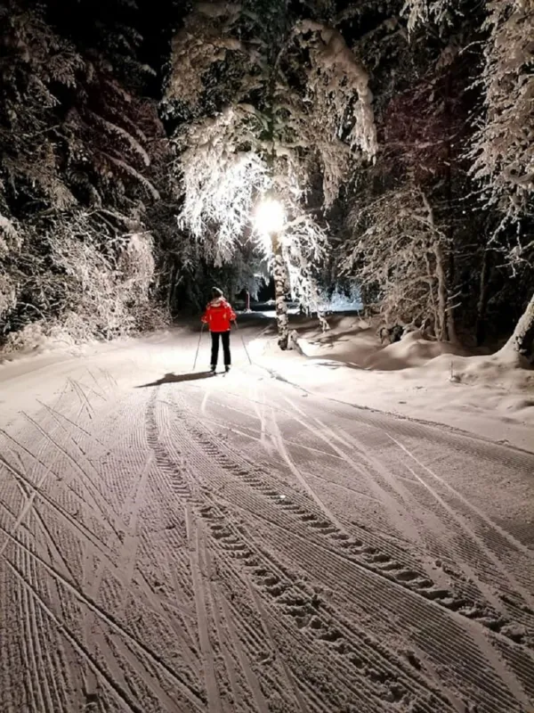 Nocturne ski de fond aux Mouilles