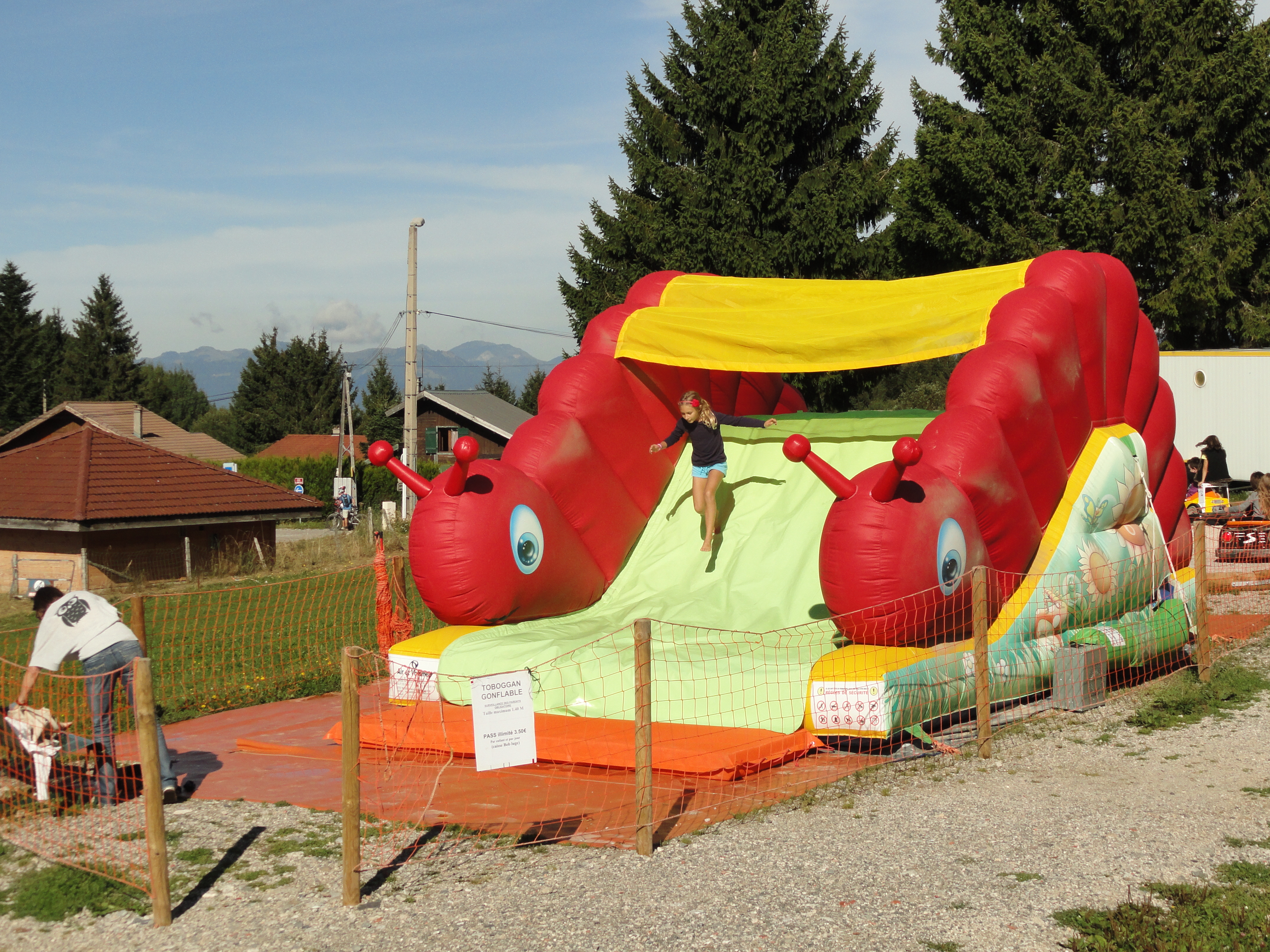 Jeux gonflables à Saint-Sixt